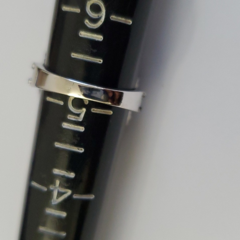 Sterling Silver 925 Spinel Art Deco Ring - Picture 5 of 9